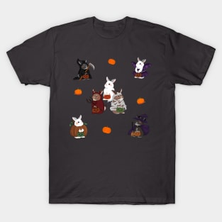 seven Halloween Rabbit Ghost _ Bunniesmee Special halloween edition T-Shirt